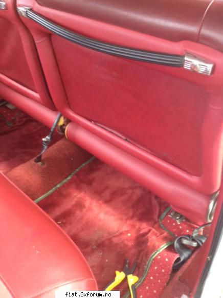 Fiat 1800B 1967 - refacut suportul spate al scaunelor din fata - Club Fiat 1800