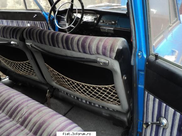 Fiat 1800B 1967 - la Fiat-ul albastru am originala plasa... deci - Club Fiat 1800