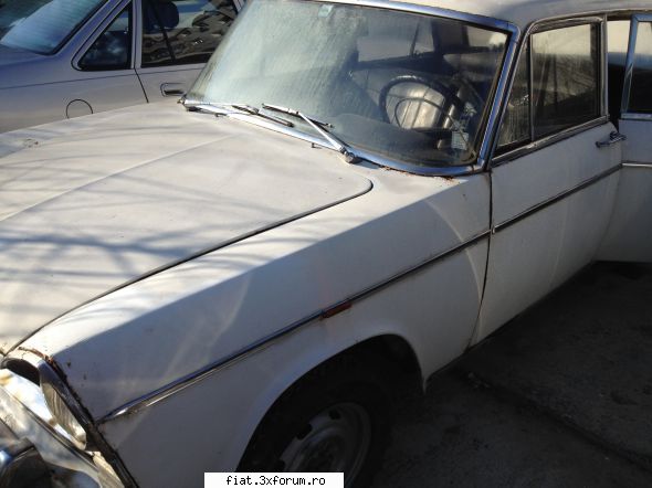 Fiat 1800 alb - 1967 - Masina nu a mai circulat de f mult timp - Club Fiat 1800