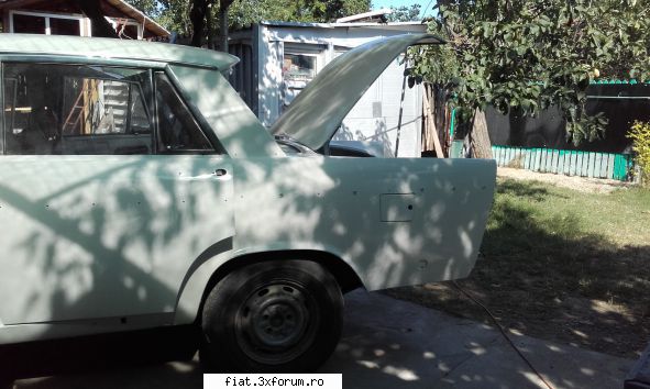 Fiat 1800 alb - 1967 - mai e pana la echipare, dar eu zic ca a iesit bine - Club Fiat 1800