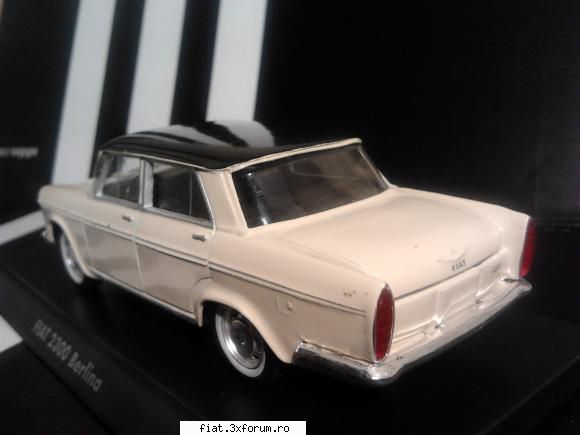 Fiat 2300, an 1962 - O machetă achiziţionată din - Club Fiat 1800