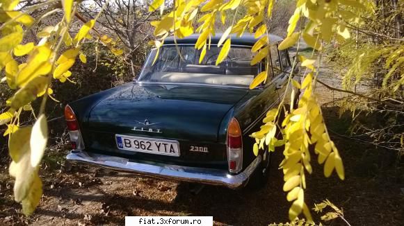 Fiat 2300, an 1962 - Horia Fiat 2300 - Club Fiat 1800