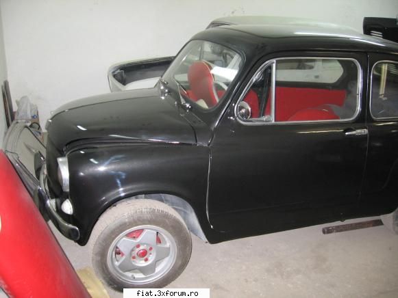 Fiat 600 D - Sunt puse geamurile fata si semnalizarile din fata - Club Fiat 500 & 600