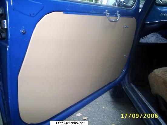 Fiat 600 D - 1965 Amatoru's - update....am refacut fetele de usi, pastrand - Club Fiat 500 & 600