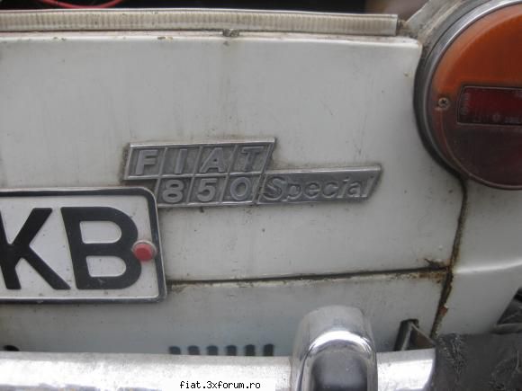 Fiat 850 Special de vanzare - Are un motor de rezerva.Nr meu - Bursa