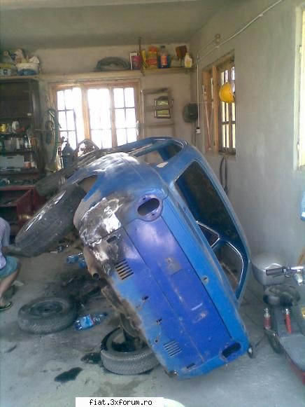 Fiat 850 in curs de reconditionare - Munca contiunua la fietelul meu:P - Club Fiat 850