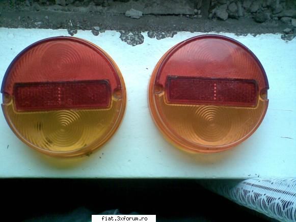 Fiat 850 in curs de reconditionare - stopuri.. sunt un pic zgariate dar in stare - Club Fiat 850