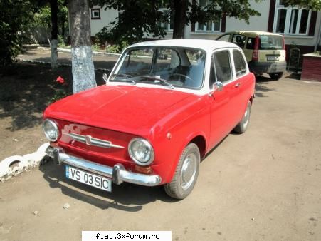 Fiat 850 restaurat - singura chestie neoriginala este cutia - Masina mea