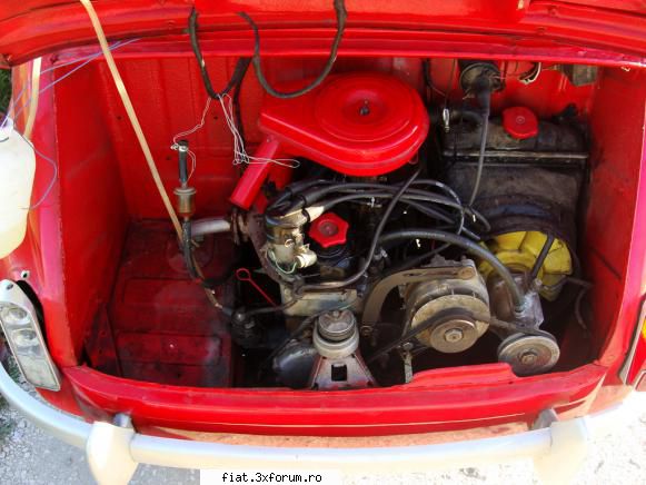 Fiatul 600 al lui Marczello - pana in momentul de fata am curatat carburatorul - Club Fiat 500 & 600