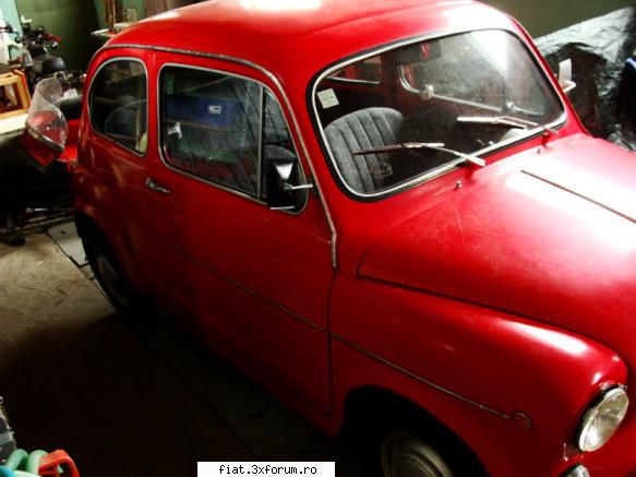 Fiatul 600 al lui Marczello - am facut gauri si am prins in nituri ornamentele - Club Fiat 500 & 600