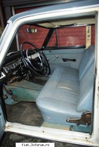Fiaturi 1500L, 1800, 2100, 2300 de vanzare anunturi internationale - un interior albastru cum - Club Fiat 1800