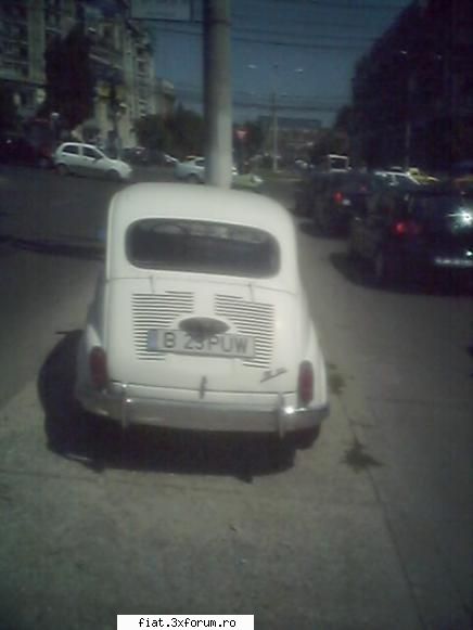 Frumuseti surprinse in trafic - fiat 600 alb de vanzare la banca tiriac - nerva - Classic corner