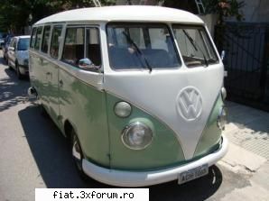 aici asta e o frumusete nu stiiu daca si pe la voi un wv t1 masina pe care o doresc si eu .