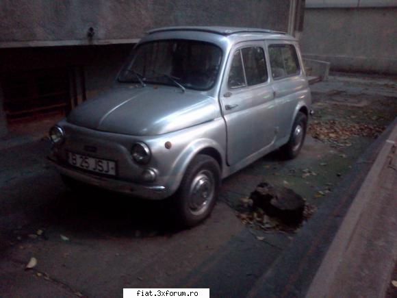 Frumuseti surprinse in trafic - Un Fiat 500 foarte rar fotografiat de un prieten - Classic corner