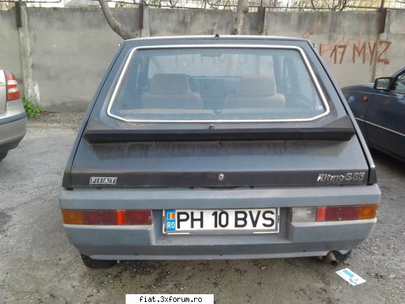 Frumuseti surprinse in trafic - Fiat Ritmo S85 - spate - Classic corner