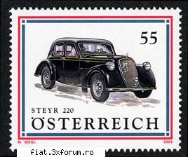 Frumuseti surprinse in trafic - Este un Steyr 220 de dupa '37, versiunea cabrio - Classic corner