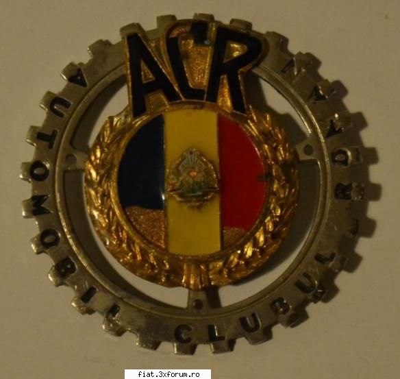 Hai la vechituri - Emblema ACR (diametru cca. 8.5 cm) Pret: 70 lei - Anunturi