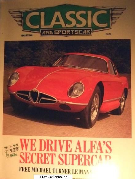 Harti, carti, radiouri si altele - Se mai adauga revista "Classic and Sportscar" - Bursa