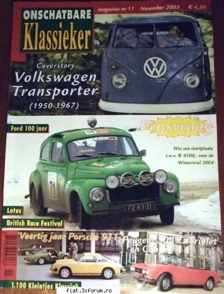 Harti, carti, radiouri si altele - VINDUT O revista olandeza din 2003, cu un articol - Bursa