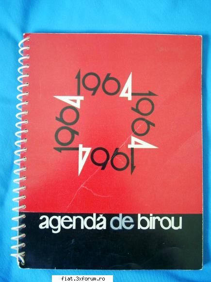 Harti, carti, radiouri si altele - Agenda de birou din 1964 - noua in sensul ca e - Bursa