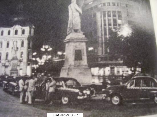 Imagini - Taxiuri in anii 50, se remarca un Mercedes Ponton - Discutii libere