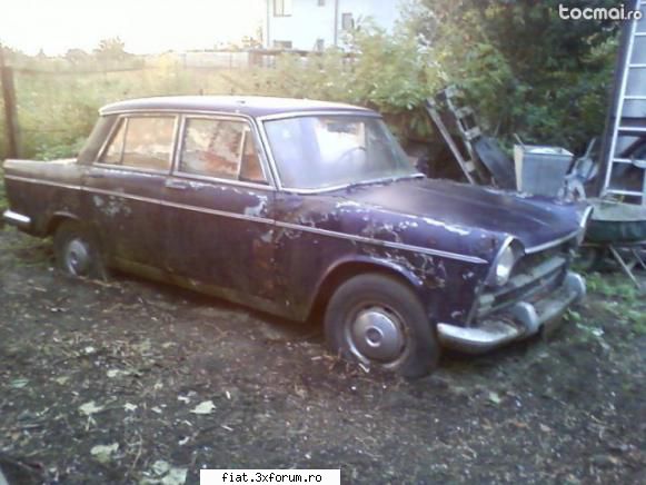 Imi doresc un Fiat 1800 - tot de piese, desi masina am inteles ca se poate - Club Fiat 1800
