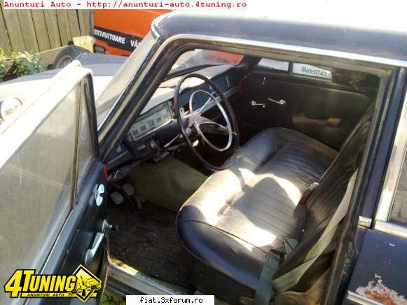 Imi doresc un Fiat 1800 - interior negru - tapiseria este Originala si pare - Club Fiat 1800