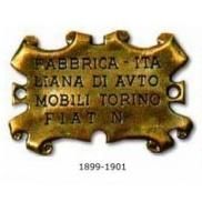 logo history fiat 

primul logo 
la scurt timp dupa ce a luat nastere fiat, au aparut si afise de