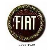 Istoria insignelor Fiat - logo In 1921 insigna a fost simplificata - Classic corner