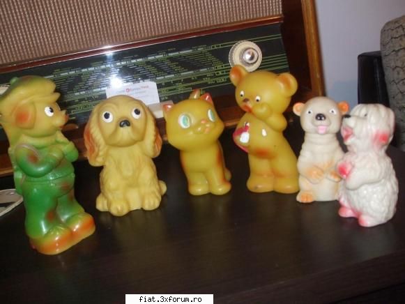 Jucarii Tabla sau Plastic (RO, DDR, USSR, Japonia, China) - set de 6 papusi ARADEANCA - Classic corner