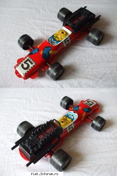 Jucarii Tabla sau Plastic (RO, DDR, USSR, Japonia, China) - Monopost nr.5 din tabla si motor - Classic corner