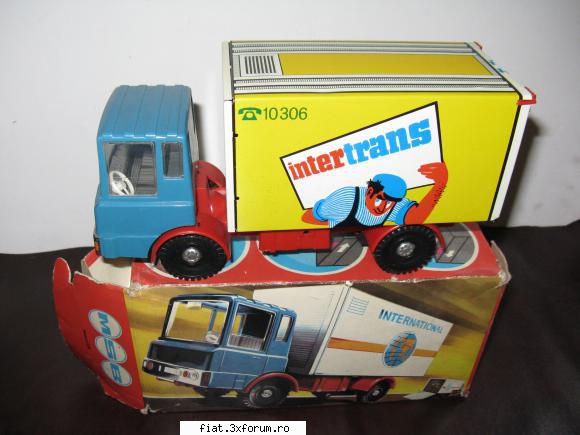 Jucarii Tabla sau Plastic (RO, DDR, USSR, Japonia, China) - Camion MSR, productie GDR - Classic corner
