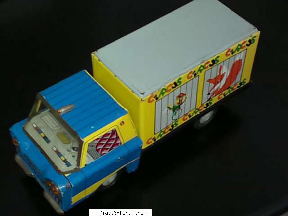 Jucarii Tabla sau Plastic (RO, DDR, USSR, Japonia, China) - Camion CIRCUS (METALOGLOBUS) - Classic corner