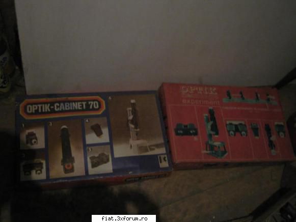 Jucarii Tabla sau Plastic (RO, DDR, USSR, Japonia, China) - Set Optik cabinet - 2 seturi - Classic corner