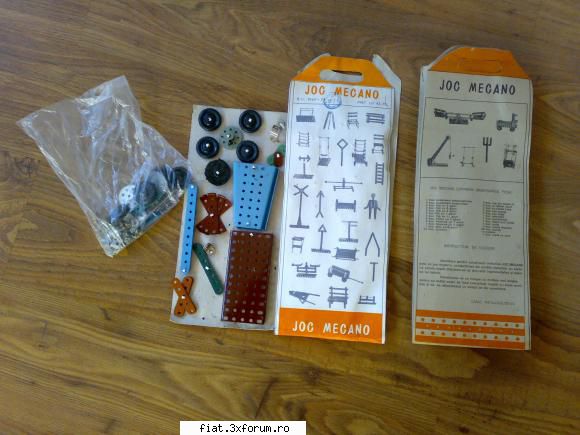 Jucarii Tabla sau Plastic (RO, DDR, USSR, Japonia, China) - joc mecano complet nou noutz - Classic corner