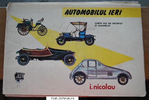Jucarii Tabla sau Plastic (RO, DDR, USSR, Japonia, China) - "Automobilul ieri" - 100 lei sau - Classic corner