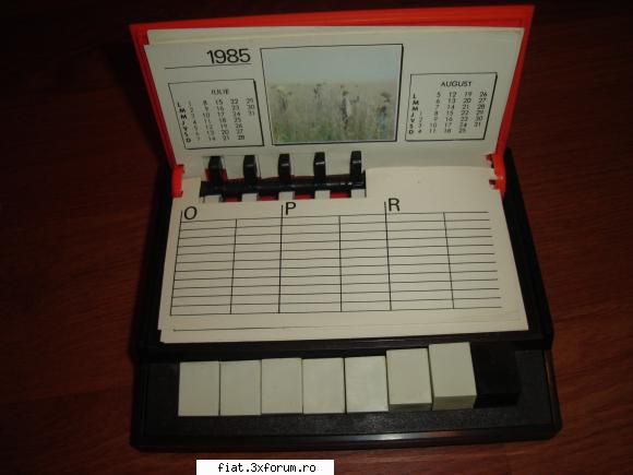 calendar automat jucarii tabla sau plastic (ro, ddr, ussr, japonia, china)