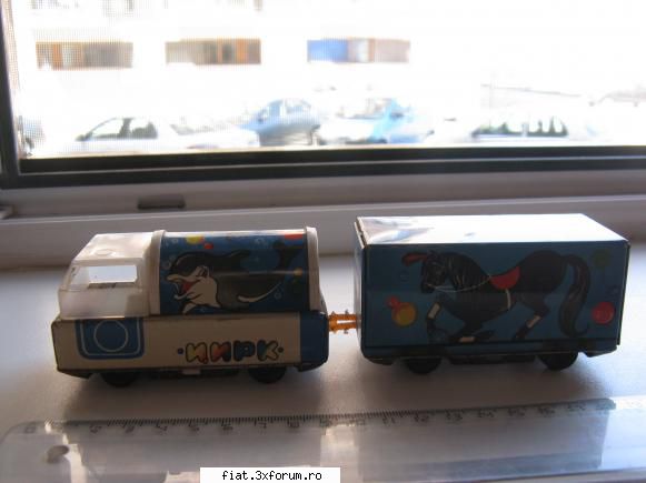 Jucarii Tabla sau Plastic (RO, DDR, USSR, Japonia, China) - Caravana circului - tin, URSS - Classic corner