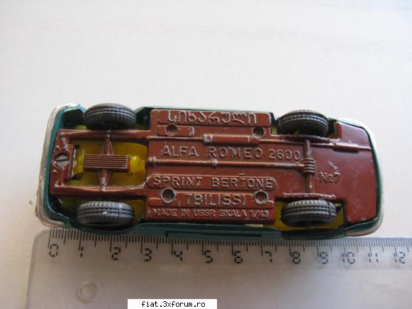 si piesa de romeo 2600 sprint bertone, urss - siharuli, no7, die-cast, 1:43
pret: 160lei jucarii