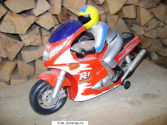 Jucarii Tabla sau Plastic (RO, DDR, USSR, Japonia, China) - motociclist stare buna de - Classic corner