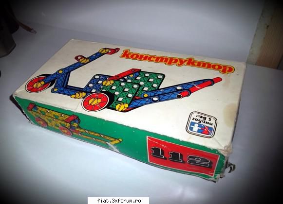 Jucarii Tabla sau Plastic (RO, DDR, USSR, Japonia, China) - Joc vechi " CONSTRUCTOR" - Classic corner