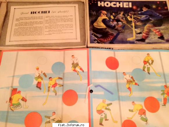 Jucarii Tabla sau Plastic (RO, DDR, USSR, Japonia, China) - Joc hochei pe gheata- anii 80 - Classic corner