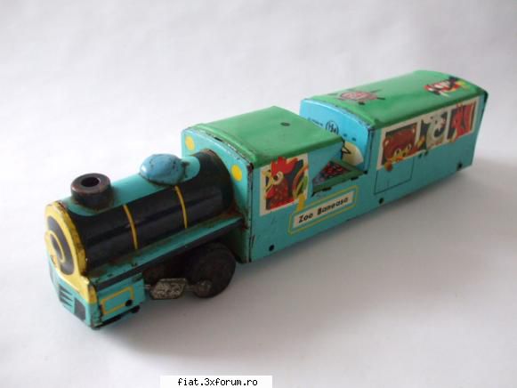 Jucarii Tabla sau Plastic (RO, DDR, USSR, Japonia, China) - locomotiva zoo baneasa - Classic corner