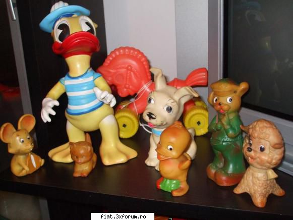 Jucarii Tabla sau Plastic (RO, DDR, USSR, Japonia, China) - Are taticu si Donald, si catelus - Classic corner