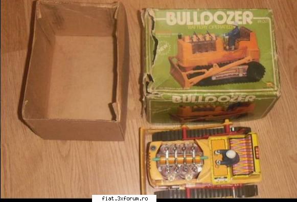 Jucarii Tabla sau Plastic (RO, DDR, USSR, Japonia, China) - Mai pleaca un buldozer de la - Classic corner