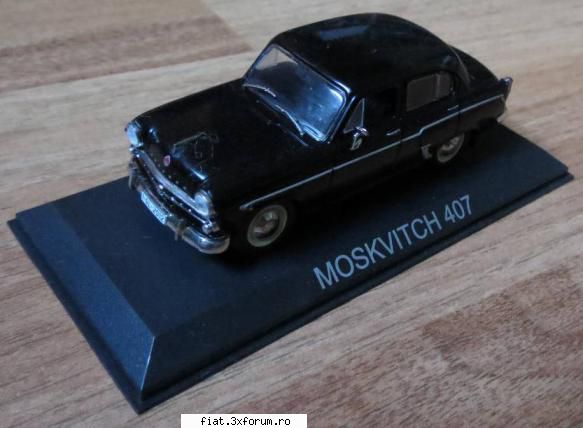 Jucarii Tabla sau Plastic (RO, DDR, USSR, Japonia, China) - DeAgostini MOSKVITCH 407 (noi si - Classic corner