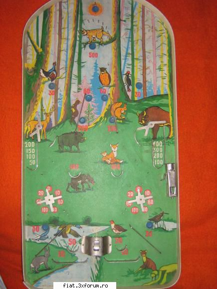 Jucarii Tabla sau Plastic (RO, DDR, USSR, Japonia, China) - vand un flipper veche Stare - Classic corner