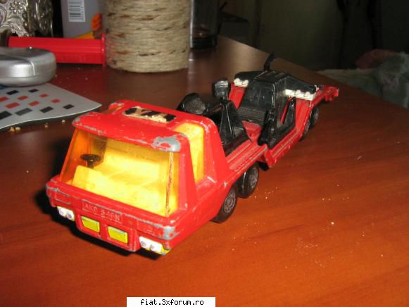 Jucarii Tabla sau Plastic (RO, DDR, USSR, Japonia, China) - Matchbox Super Kings Transporter - Classic corner