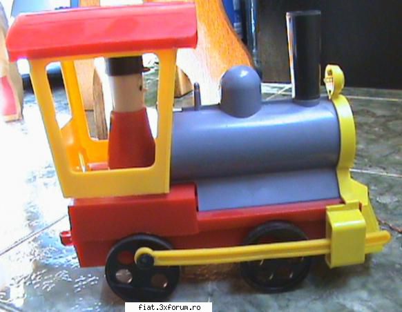 Jucarii Tabla sau Plastic (RO, DDR, USSR, Japonia, China) - Locomotiva plastic, anii 80 - Classic corner
