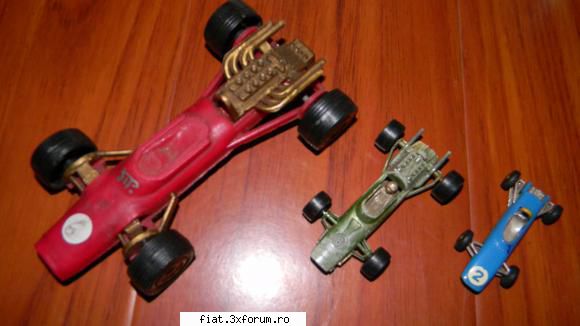 Jucarii Tabla sau Plastic (RO, DDR, USSR, Japonia, China) - lot 3 masinute formula 1 classic - Classic corner